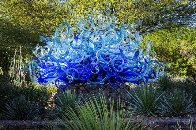 Dale Chihuly, Blue Fiori Sun
